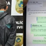 Agiota colombiano preso após acidente com viatura