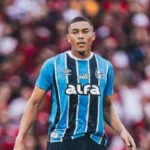 Grêmio comemora gol na Copa do Brasil