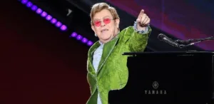 Elton John no palco do Rock in Rio