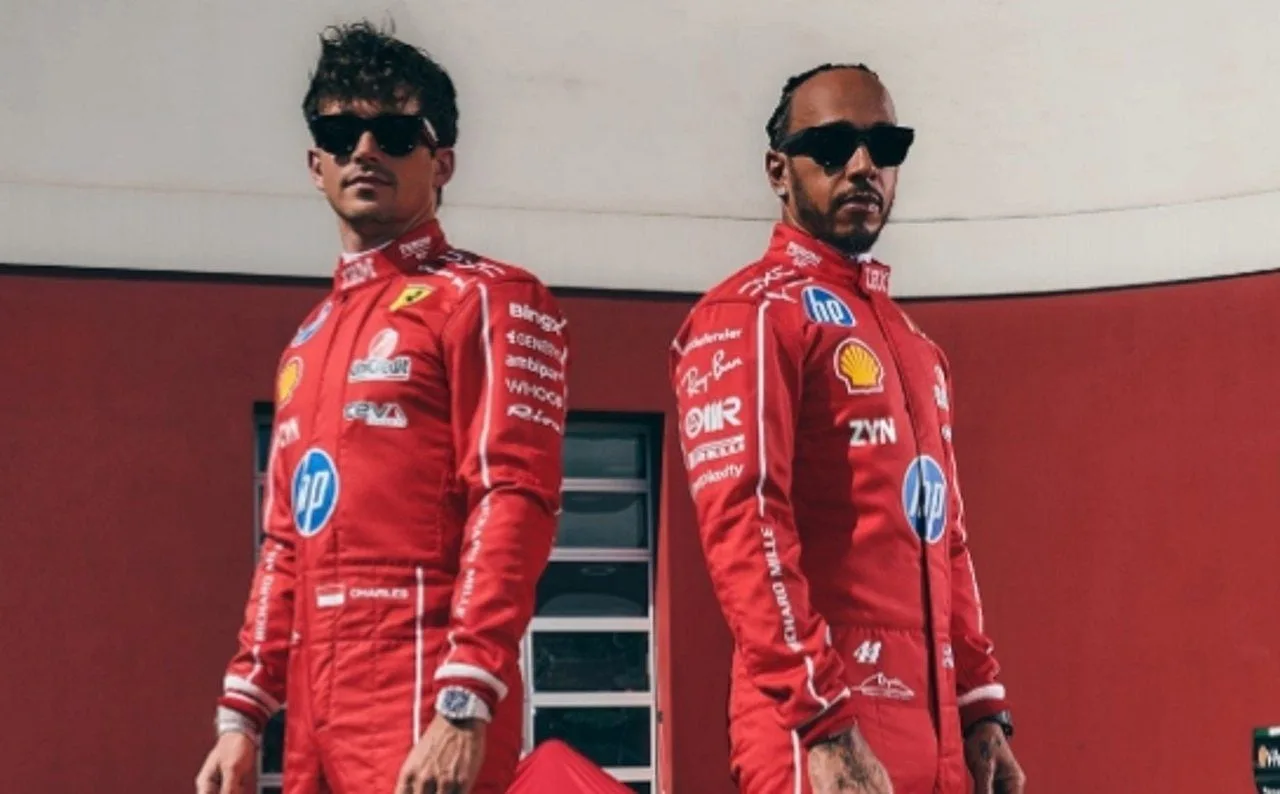 Leclerc e Hamilton batem de frente após toque no GP, e Ferrari estuda aplicar ordem de equipe