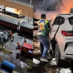 acidente-na-go-020:-homem-morre-apos-carro-pegar-fogo-em-batida-com-caminhao-em-goiania