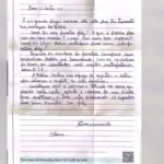 mulher-e-surpreendida-com-carta-de-testemunhas-de-jeova-escrita-a-mao-em-aparecida:-‘achei-que-era-golpe’