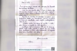 mulher-e-surpreendida-com-carta-de-testemunhas-de-jeova-escrita-a-mao-em-aparecida:-‘achei-que-era-golpe’