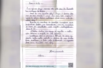 mulher-e-surpreendida-com-carta-de-testemunhas-de-jeova-escrita-a-mao-em-aparecida:-‘achei-que-era-golpe’