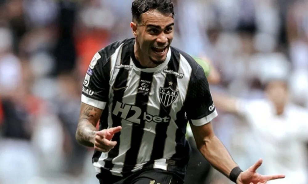 Reinier faz 3 a 1 para o Atlético MG sobre o Santos na Copa Sul-Americana