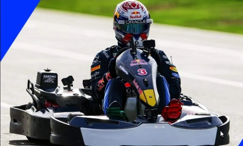 Kart race sees Max Verstappen defeat 100 rivals in 35 minutes
