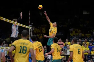 brasil-bate-argentina,-e-campeao-sul-americano-de-volei-e-vai-as-olimpiadas