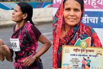 mulher-corre-3-km-descalca-para-conseguir-premio-de-r$-160-e-ajudar-nos-estudos-das-filhas:-“decidi-que-tinha-que-vencer”