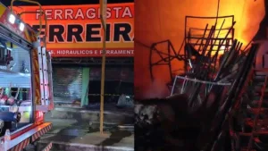 incendio-destroi-ferragista-e-atinge-imoveis-comerciais-no-morada-do-sol,-em-goiania