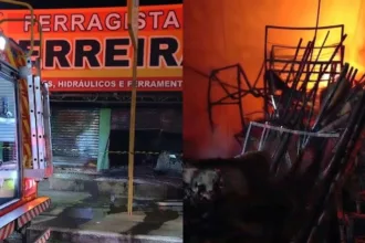 incendio-destroi-ferragista-e-atinge-imoveis-comerciais-no-morada-do-sol,-em-goiania