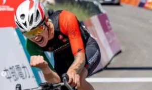 afghan-cyclist-fariba-hashimi-wins-silver-at-asian-games-in-nagoya