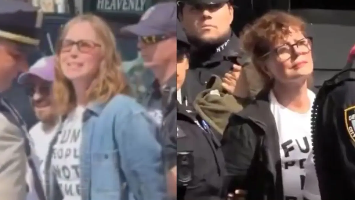 Atrizes de Hollywood são presas em protesto contra Netanyahu na ONU