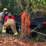 mulher-morre-apos-carro-capotar-na-zona-rural-de-palmeiras-de-goias