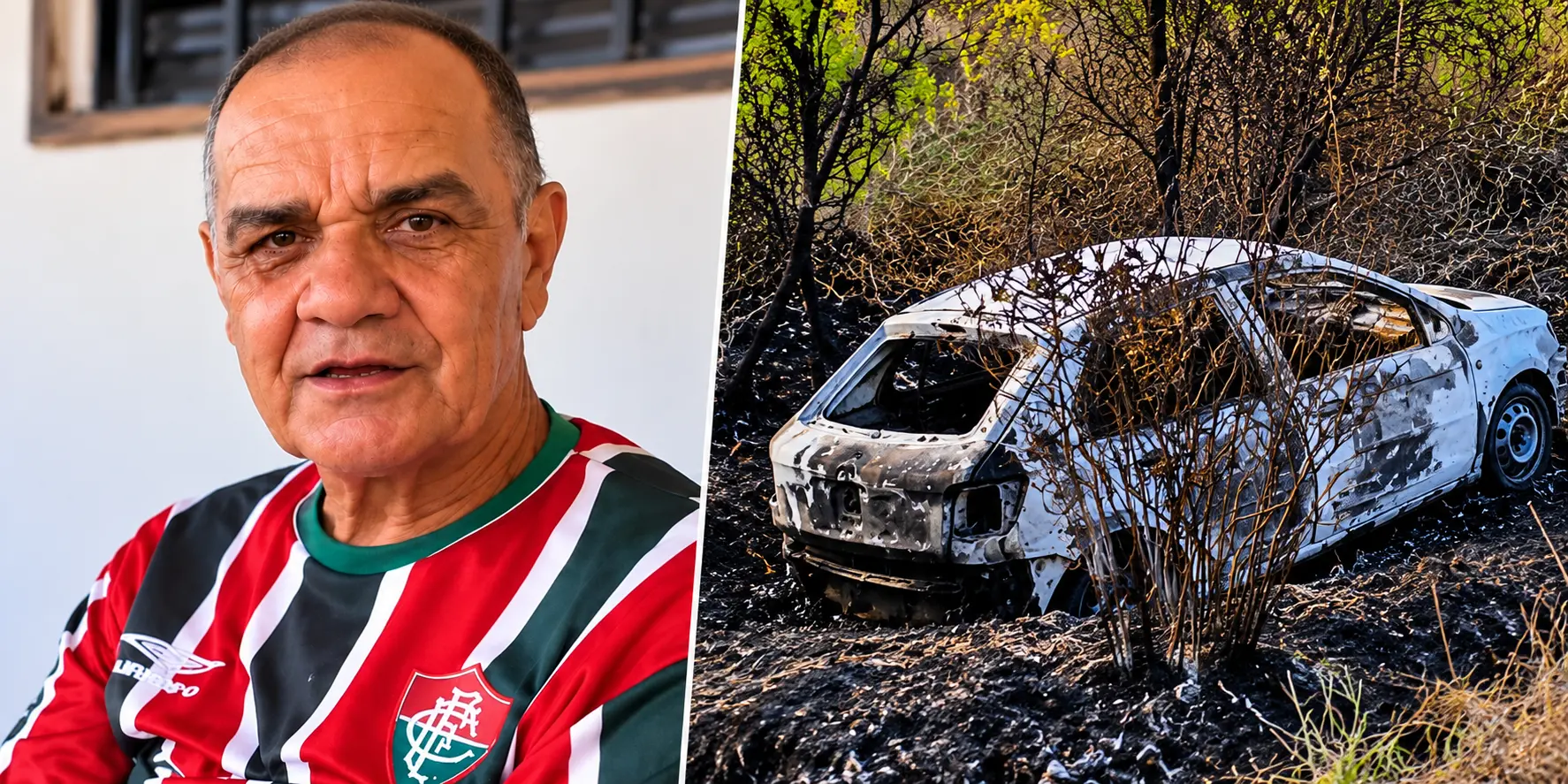 Sargento aposentado da PMDF é encontrado carbonizado dentro de carro em Goiás