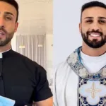 padre-‘padrao’-chama-atencao-nas-redes-e-video-de-paroquia-viraliza:-“rogai-por-nos!”