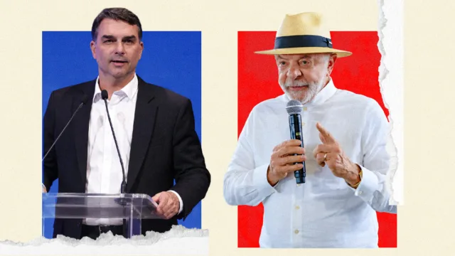 As estratégias de Flávio Bolsonaro e Lula no último dia antes do 1º turno