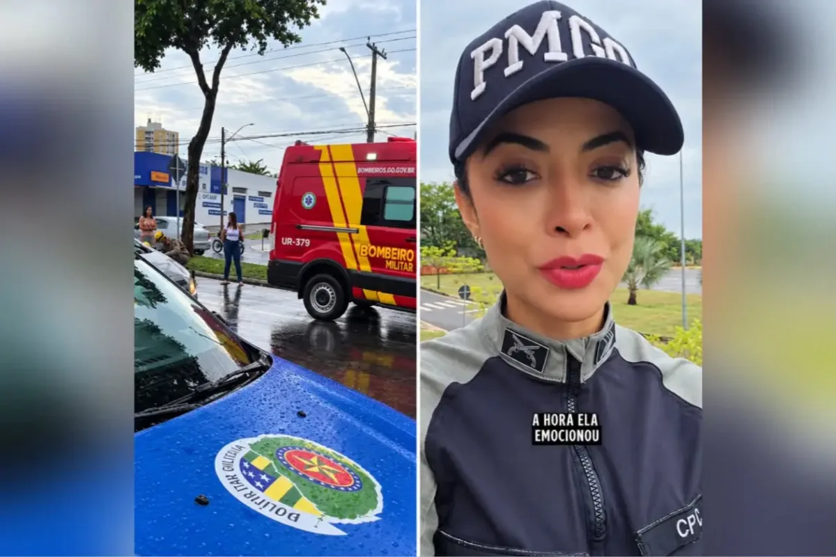 ‘eu-nao-tenho-ninguem’:-pm-de-goias-consola-mulher-apos-acidente-e-relato-viraliza