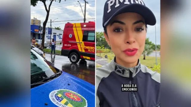 ‘Eu não tenho ninguém’: PM de Goiás consola mulher após acidente e relato viraliza