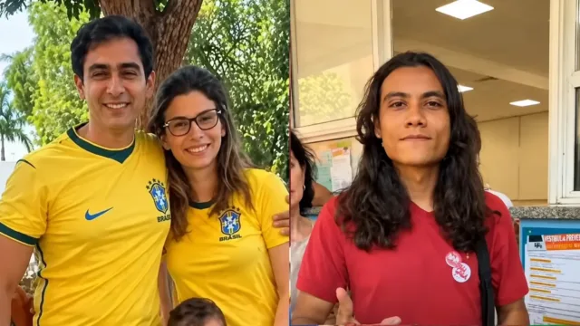 Vídeo: eleitores de Lula e Flávio se distinguem pela roupa em Goiânia