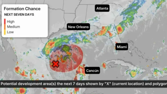 Tempestade tropical Isaias pode se formar no Golfo do México