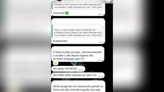 Lojistas da 44 falam em barrar contratação de nordestinos e pessoas de esquerda: ‘manda pedir emprego pro Lula’