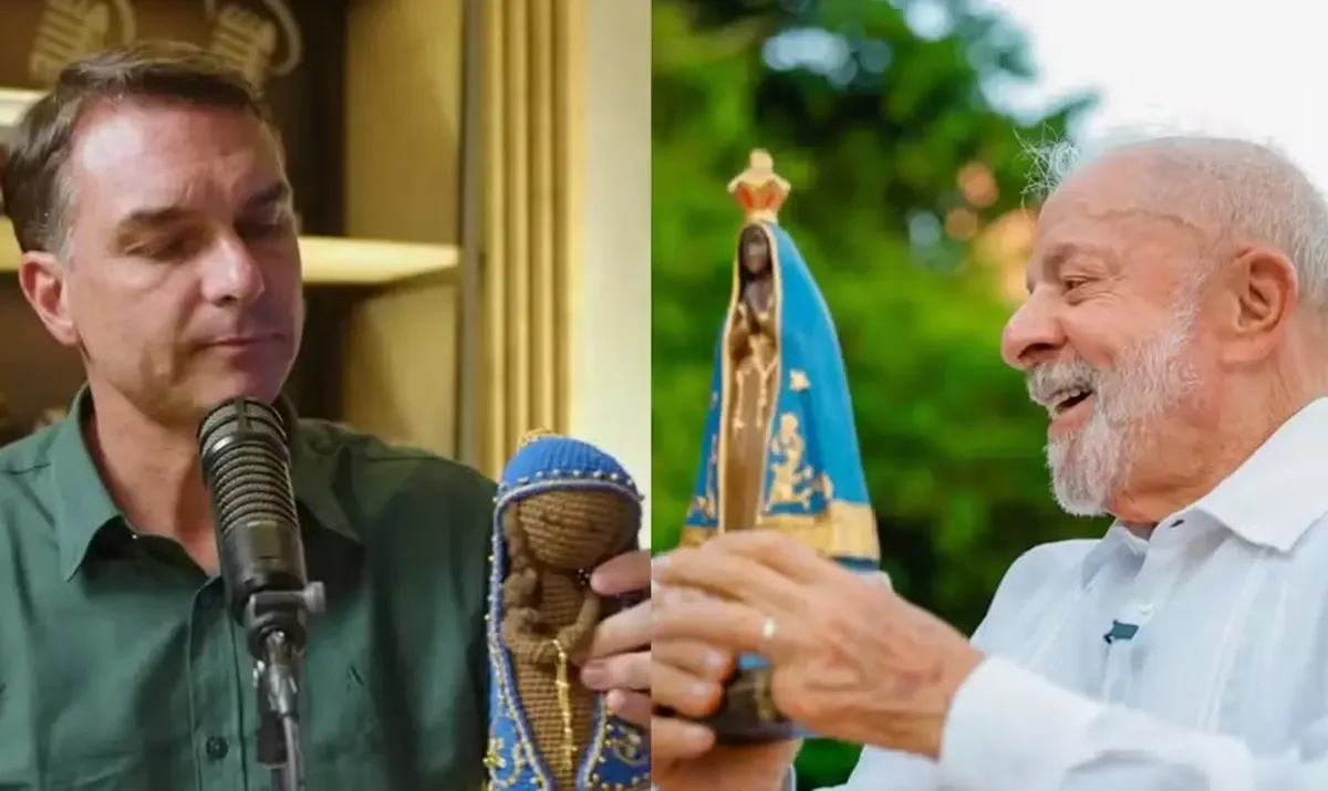 lula-e-flavio-bolsonaro-participam-de-missas-no-feriado-de-nossa-senhora-aparecida