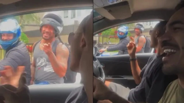 Amigos dançam música de ‘As Branquelas’ no trânsito e desconhecidos entram na brincadeira; vídeo viraliza