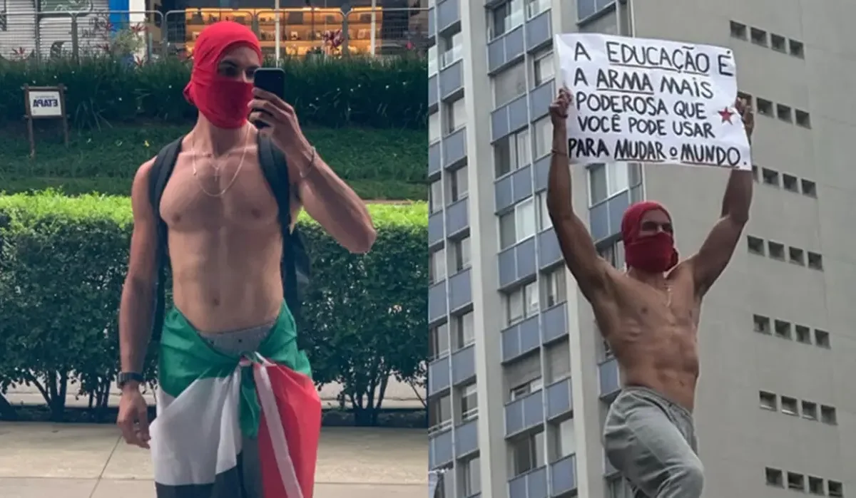 ‘gostoso-da-paulista’:-saiba-quem-e-o-homem-que-chamou-atencao-sem-camisa-em-ato-pro-lula