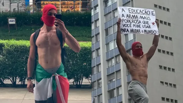 ‘Gostoso da Paulista’: saiba quem é o homem que chamou atenção sem camisa em ato pró-Lula