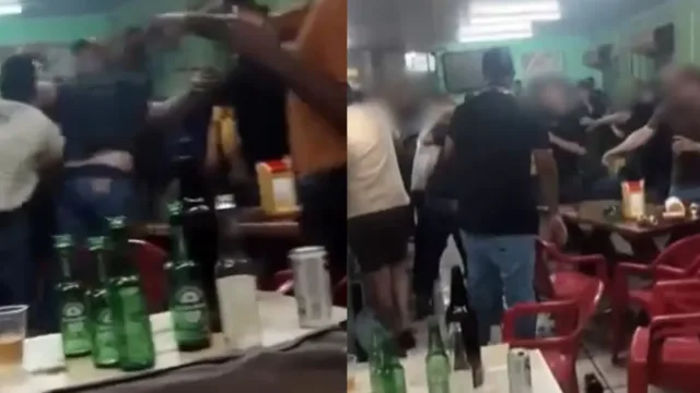 Gravação de clipe termina em briga generalizada em bar de Hidrolândia; assista ao vídeo