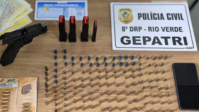 Irmão de vereador é preso por cobrar dívida de família com arma na mão, em Rio Verde
