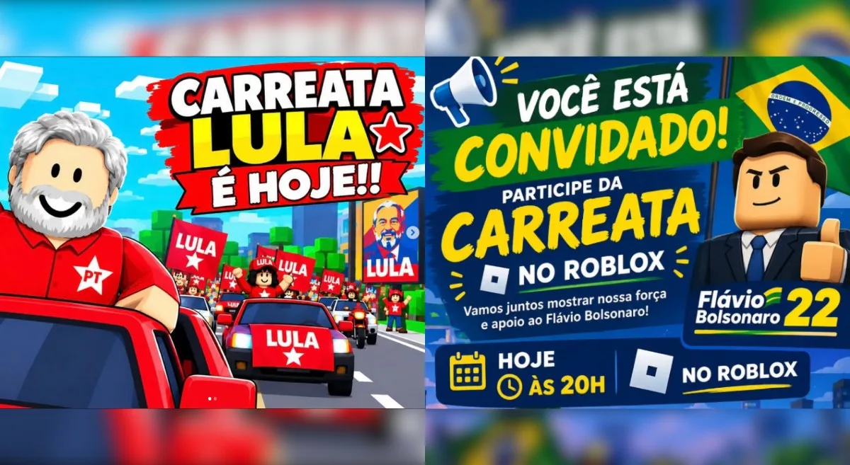 ‘carreatas’-no-roblox-para-flavio-e-lula-tem-buzinaco,-‘bloquinho’-e-ate-‘showmicio’-digital;-conheca