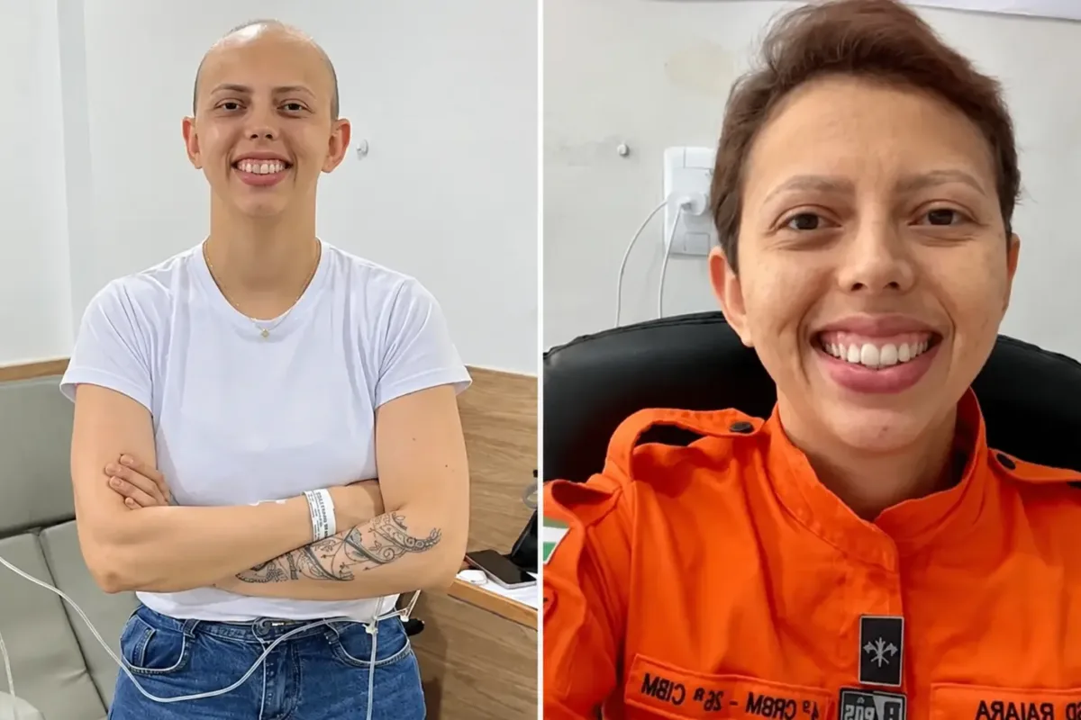 ‘desistir-nunca-foi-uma-opcao’:-bombeira-venceu-formacao-militar-em-goiania-durante-tratamento-contra-cancer-de-mama