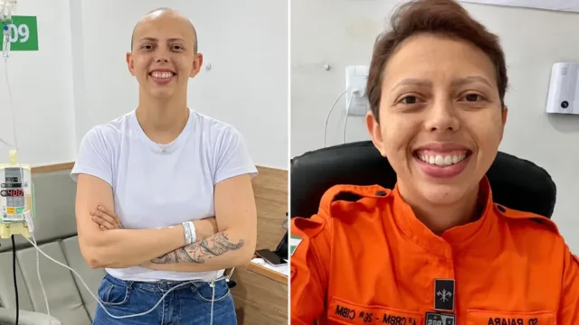‘Desistir nunca foi uma opção’: bombeira venceu formação militar em Goiânia durante tratamento contra câncer de mama