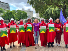 “Quem venceu o Bolsonaro em 2022 foram as mulheres”, diz Adriana Accorsi em ato em Goiânia