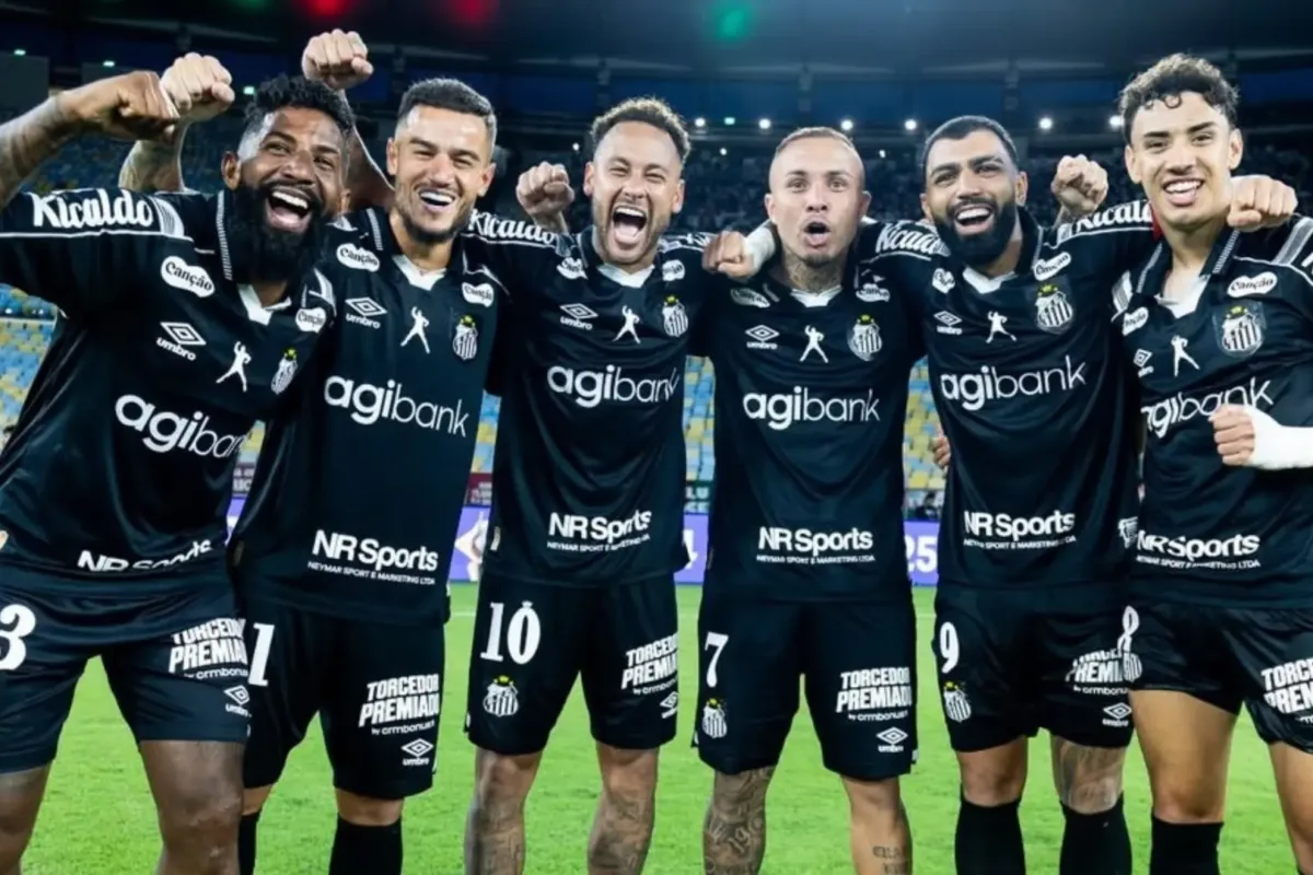brincou?-neymar-marca-messi-em-post-do-santos-e-resgata-foto-da-base-com-coutinho