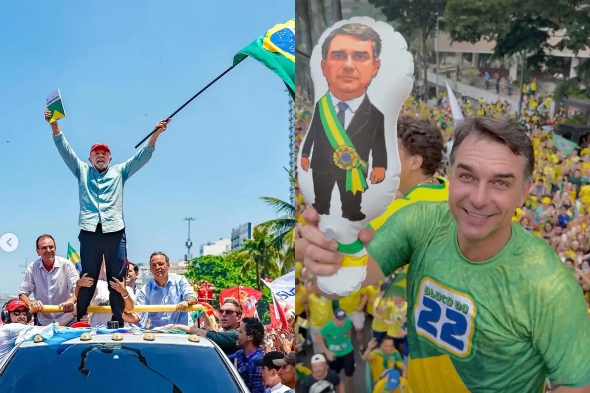 lula-e-flavio-bolsonaro-concentram-ultimos-atos-de-campanha-na-regiao-sudeste,-a-mais-populosa-do-pais