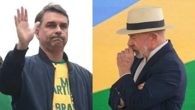 Apoiadores de Lula e Flávio Bolsonaro fazem atos em Brasília
