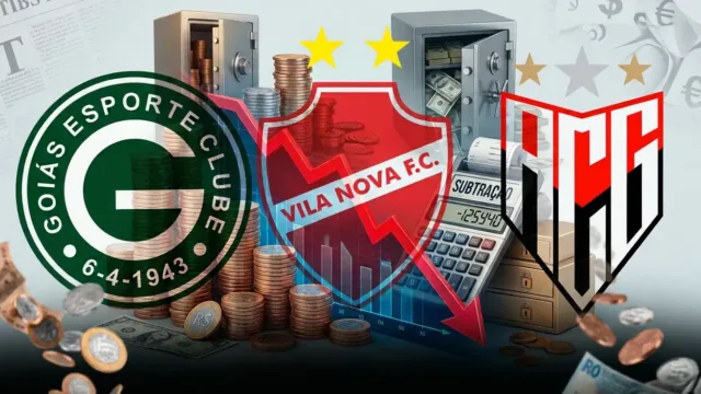 R$ 311 milhões em dívidas: entenda o que pesa no bolso de Vila Nova, Goiás e Atlético
