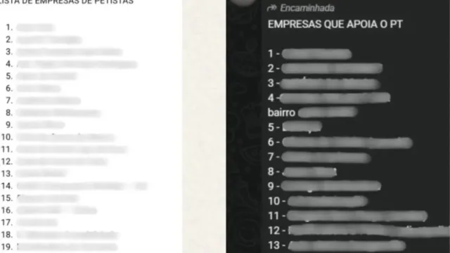 Listas de empresas ‘que apoiam o PT’ circulam na internet em Goiás com incentivo a boicote